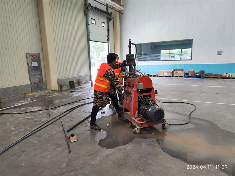 宁乡厂房地面下沉塌陷注浆加固施工